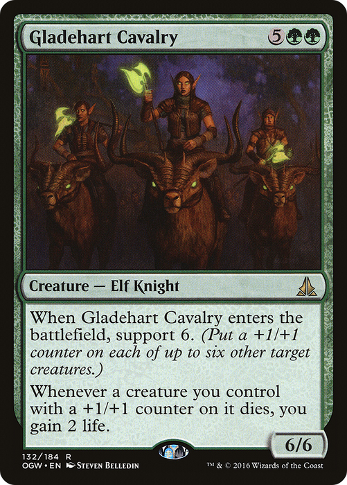 Gladehart Cavalry (OGW-132) - rare - Foil
