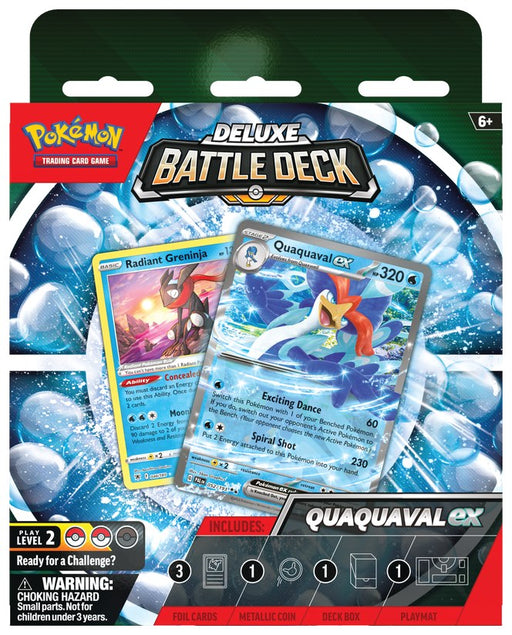 POKEMON DELUXE BATTLE DECKS MEOWSCARADA/QUAQUAVAL