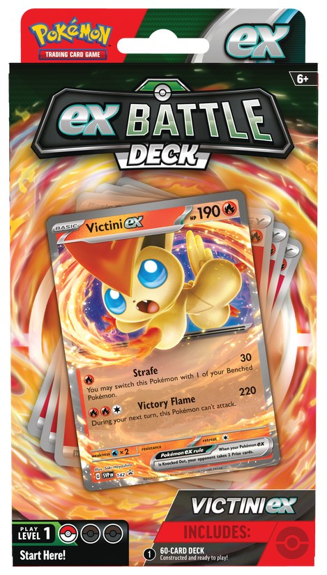 POKEMON BATTLE DECKS VICTINI EX/MIRAIDON EX (24)