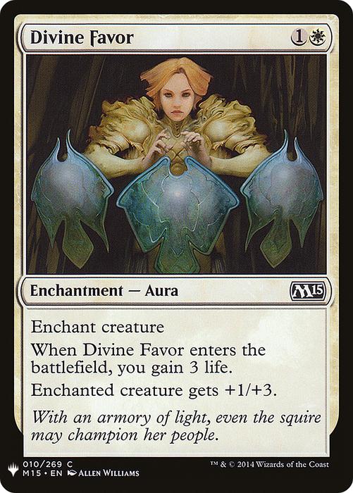 Divine Favor (LIST-M15-10) - common