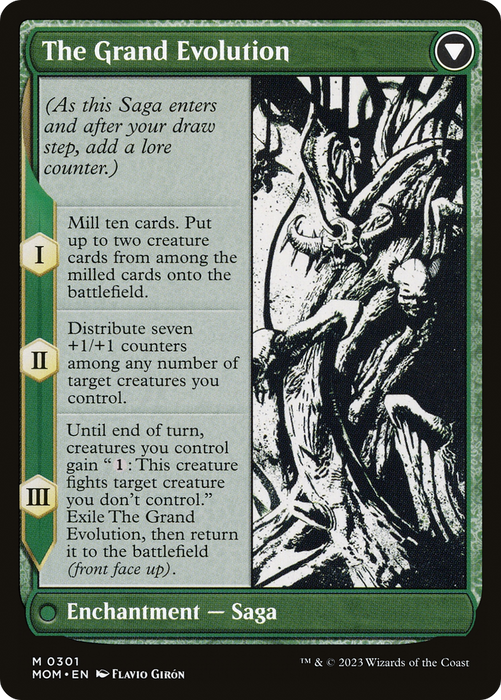 Vorinclex // The Grand Evolution (MOM-301) - mythic: (Showcase) (Borderless) - Foil