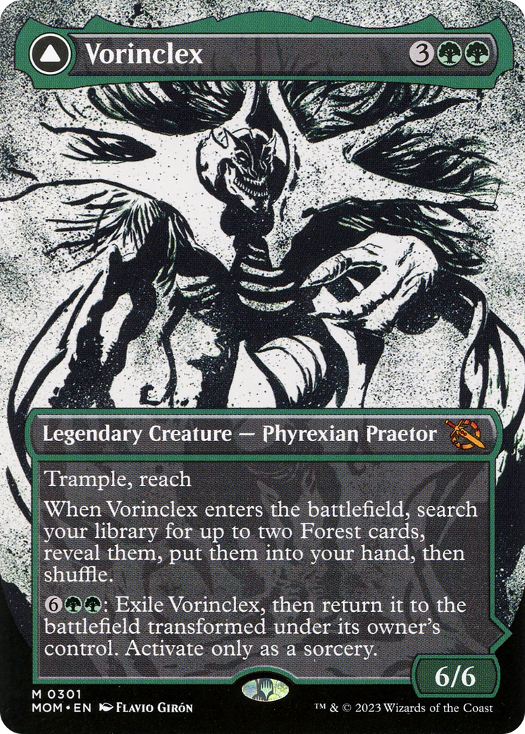 Vorinclex // The Grand Evolution (MOM-301) - mythic: (Showcase) (Borderless)