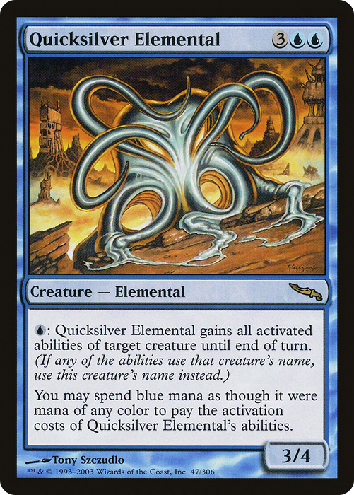 Quicksilver Elemental (MRD-047) - rare