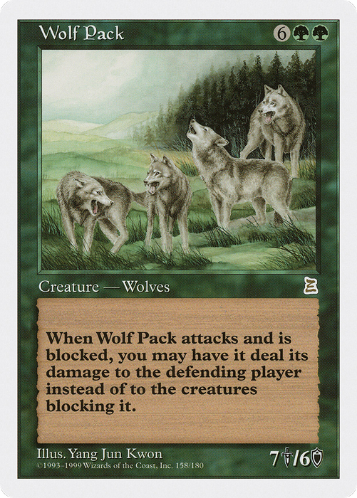 Wolf Pack (PTK-158) - rare