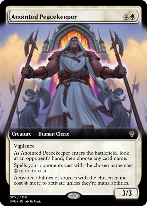 Anointed Peacekeeper (PRM-103390) - rare - Foil