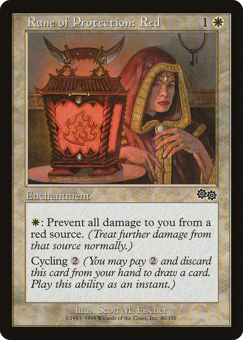 Rune of Protection: Red (USG-040) - common