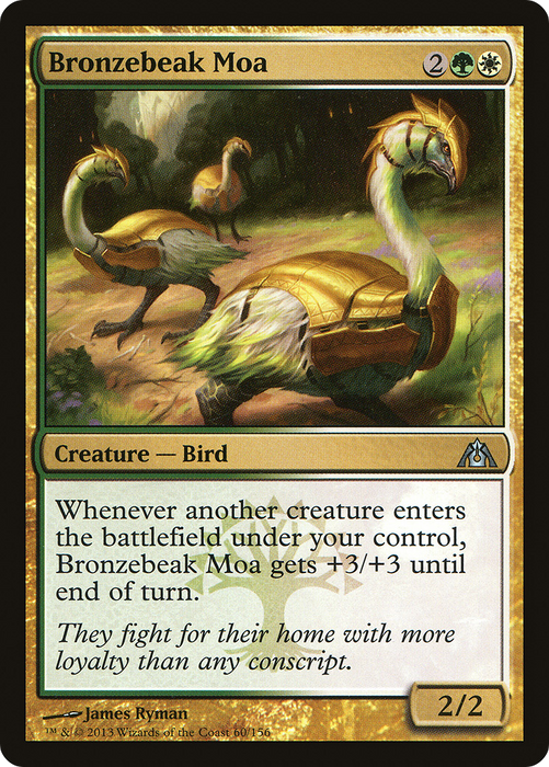 Bronzebeak Moa (DGM-060) - uncommon - Foil