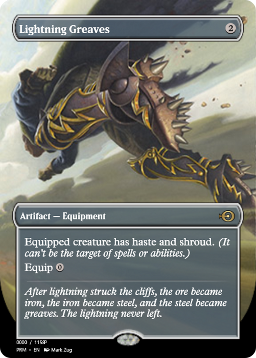 Lightning Greaves (PRM-82806) - rare