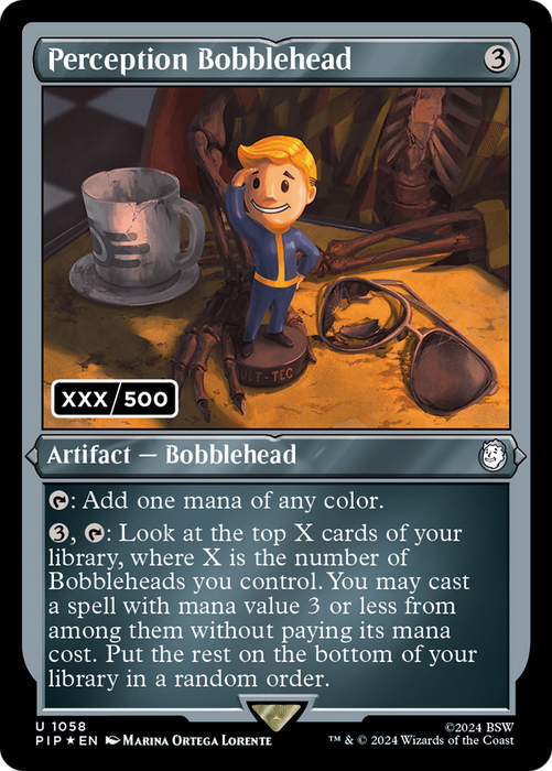Perception Bobblehead (PIP-1058) - uncommon - Foil