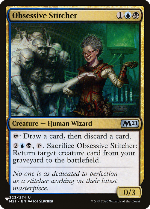 Obsessive Stitcher (LIST-M21-223) - uncommon