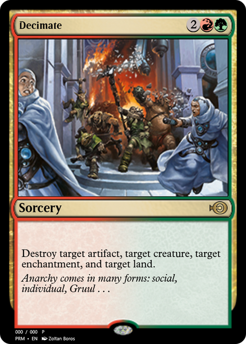 Decimate (PRM-62459) - rare - Foil