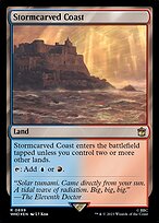 Stormcarved Coast (WHO-899) - rare - Foil