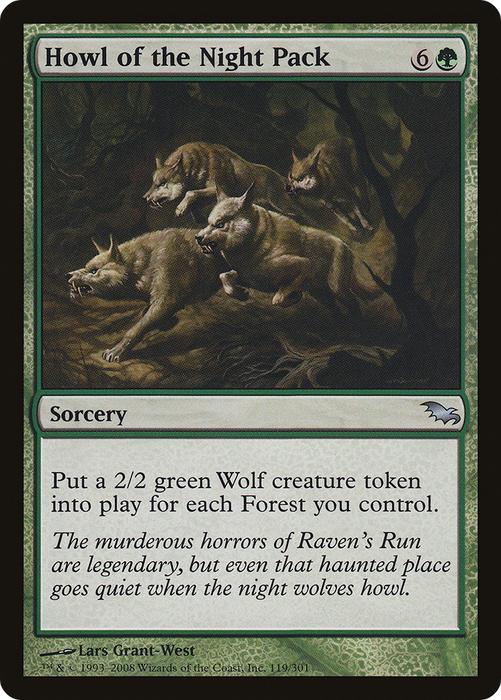 Howl of the Night Pack (SHM-119) - uncommon - Foil