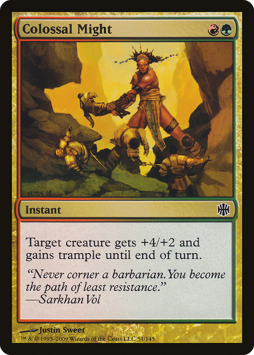 Colossal Might (ARB-051) - common - Foil