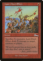 Last-Ditch Effort (ULG-083) - uncommon - Foil