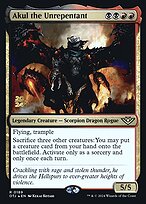 Akul the Unrepentant (PRE-189S) - rare - Foil