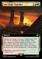 Last Night Together (WHO-1014) - rare: (Extended Art) - Foil