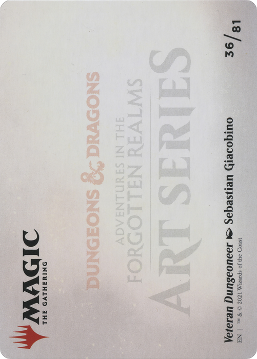 Veteran Dungeoneer // Veteran Dungeoneer (AAFR-036) - common (Borderless) - Foil