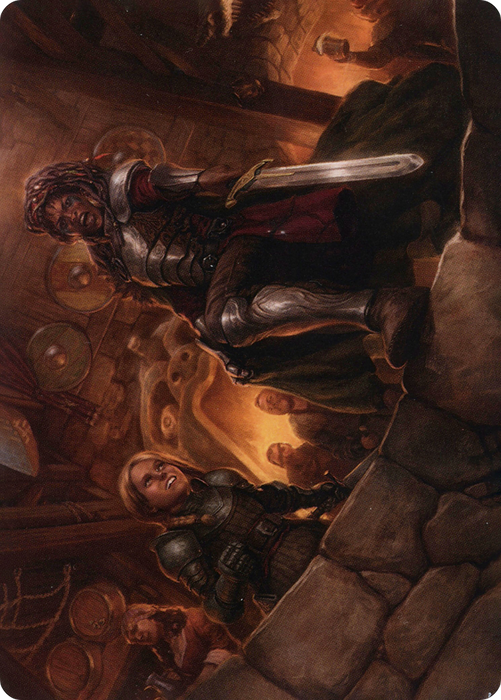 Veteran Dungeoneer // Veteran Dungeoneer (AAFR-036) - common (Borderless)