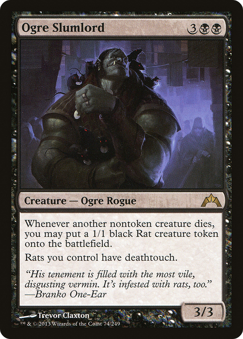 Ogre Slumlord (GTC-074) - rare - Foil