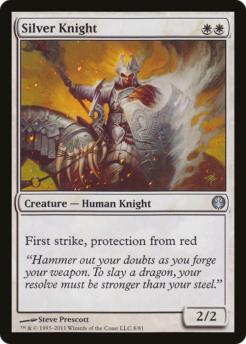 Silver Knight (DDG-008) - uncommon