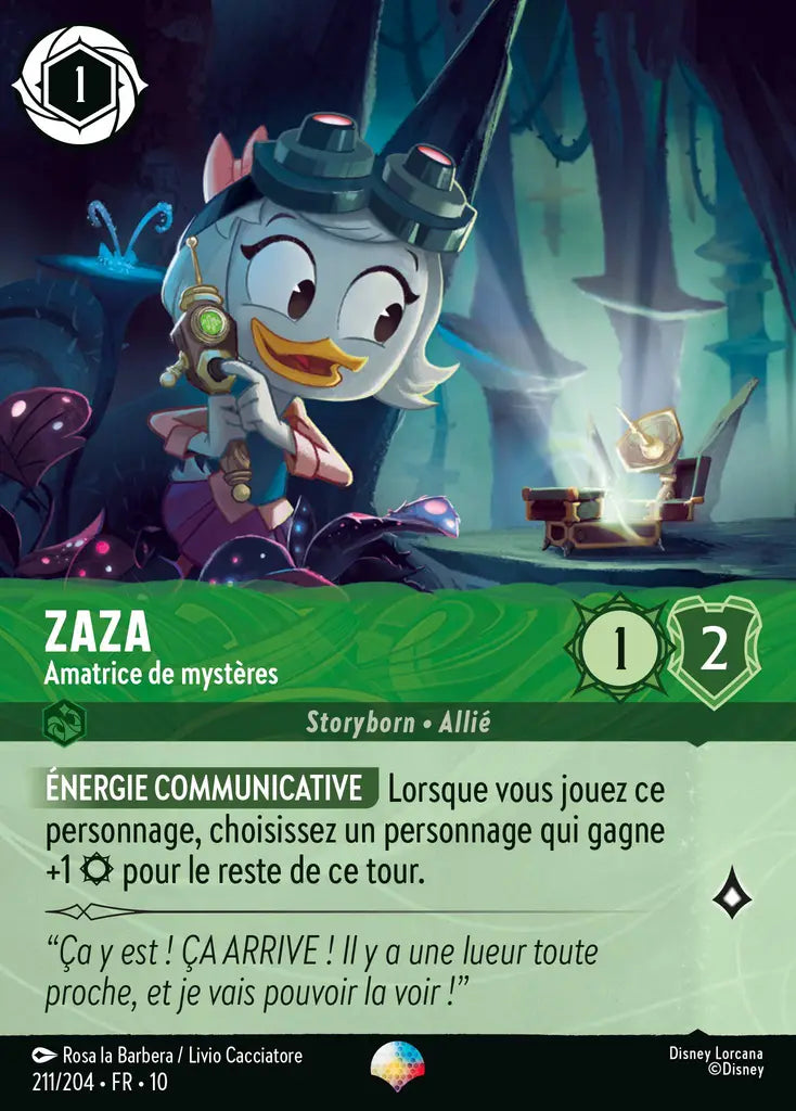 Zaza - Amatrice de mystères (Épique) (211/204) - LDLP - Épique - Holofoil