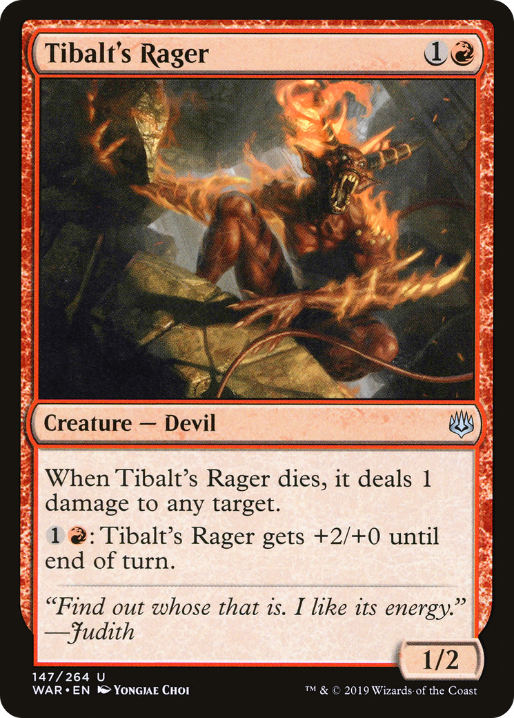 Tibalt's Rager (WAR-147) - uncommon