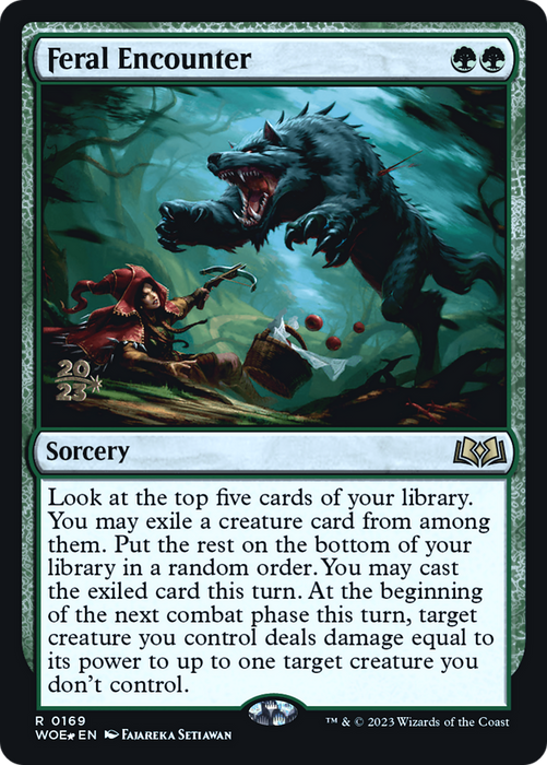 Feral Encounter (PRE-169S) - rare - Foil