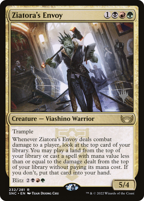 Ziatora's Envoy (PPSNC-232P) - rare - Foil