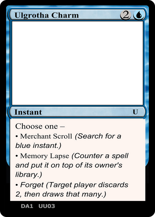 Ulgrotha Charm (UNK-UU03B) - uncommon
