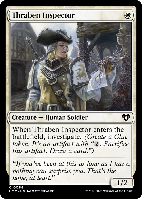 Thraben Inspector (CMM-066) - common - Foil