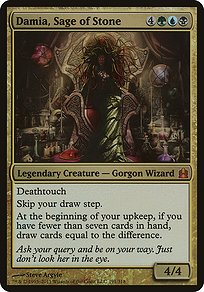 Damia, Sage of Stone (OVER-191) - mythic - Foil