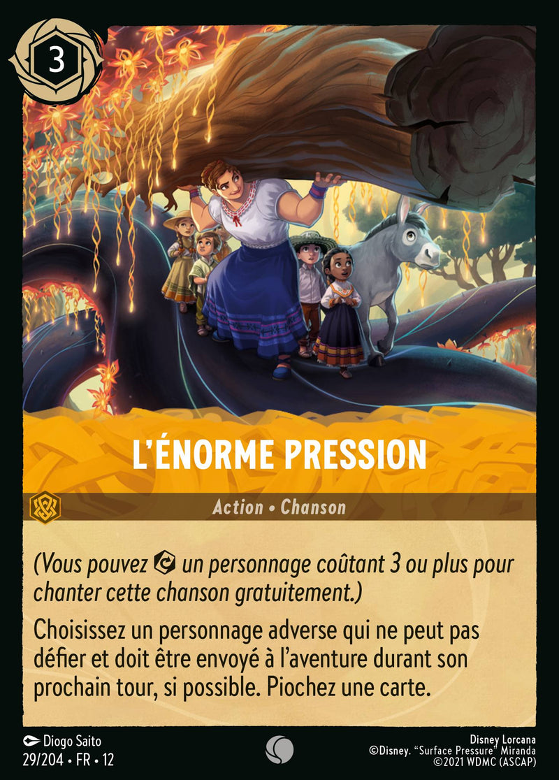 L'énorme pression