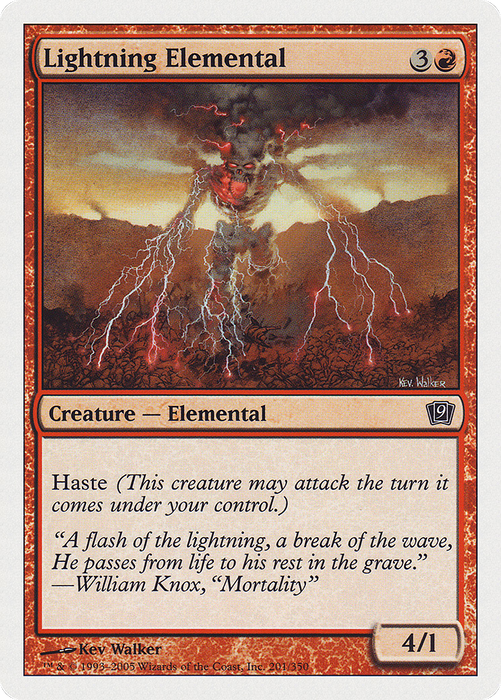 Lightning Elemental (9ED-201) - common