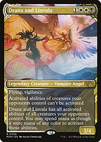 Drana and Linvala (MOM-305) - rare: (Showcase) - Foil