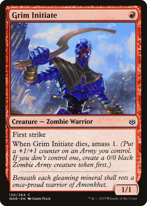 Grim Initiate (WAR-130) - common