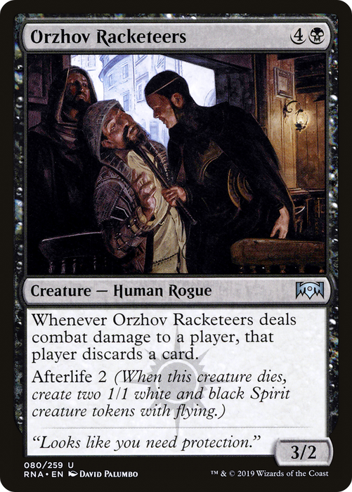Orzhov Racketeers (RNA-080) - uncommon - Foil