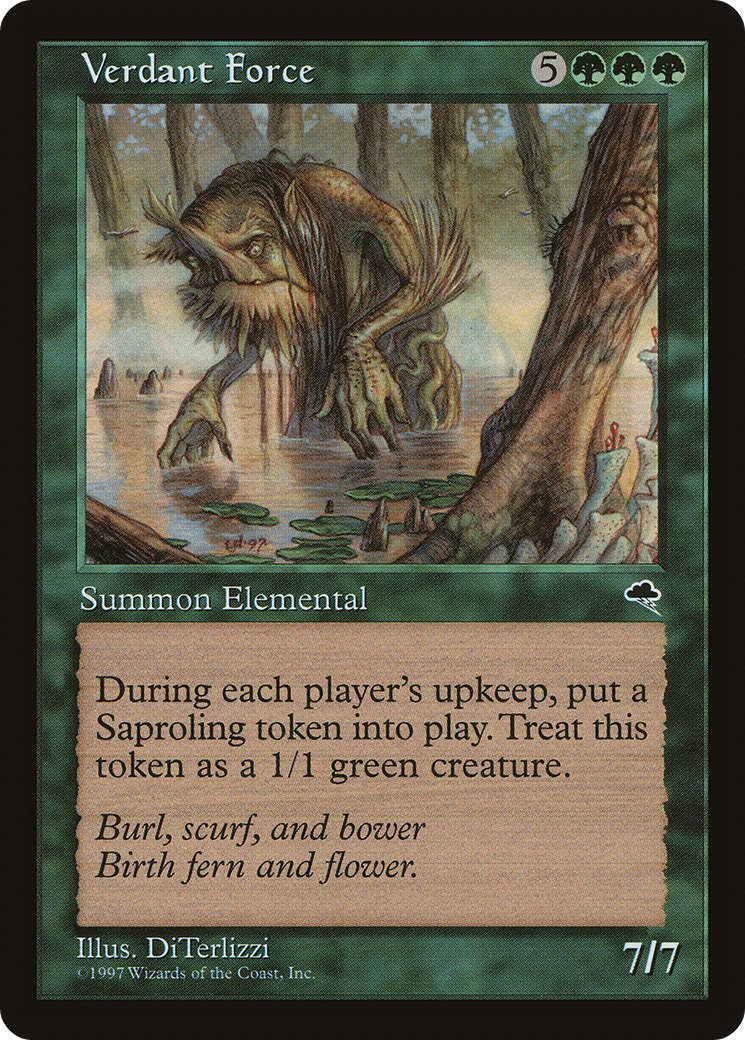 Verdant Force (TMP-263) - rare