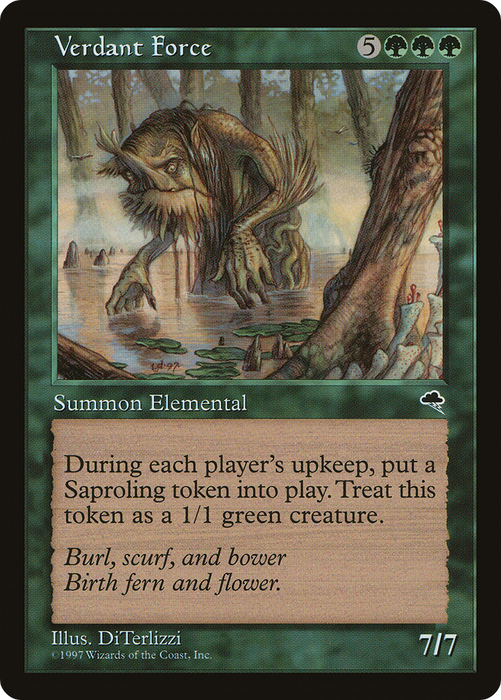 Verdant Force (TMP-263) - rare