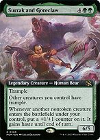 Surrak and Goreclaw (MOM-380) - rare: (Extended Art)