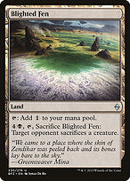Blighted Fen (BFZ-230) - uncommon - Foil