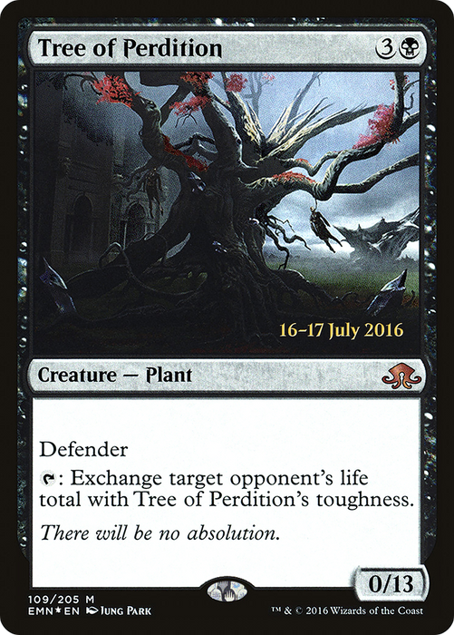 Tree of Perdition (PRE-109S) - mythic - Foil