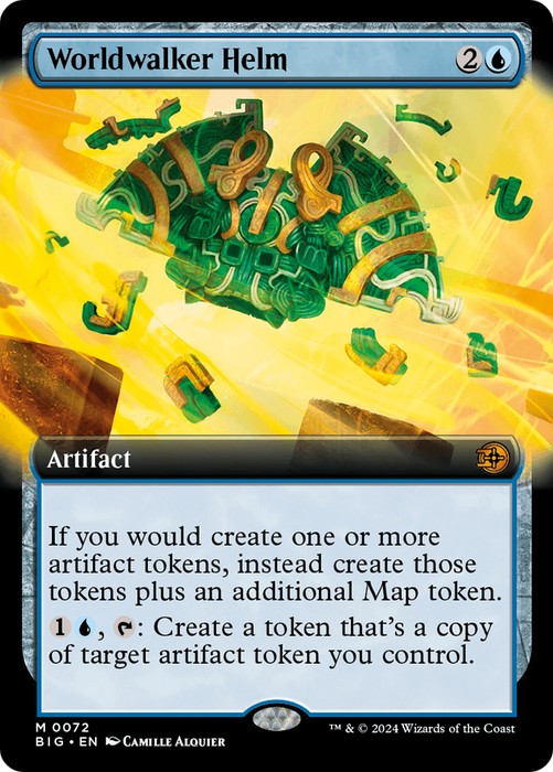 Worldwalker Helm (BIG-072) - mythic: (Extended Art) - Foil