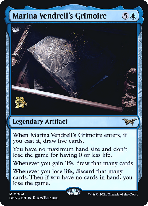 Marina Vendrell's Grimoire (PRE-64S) - rare - Foil