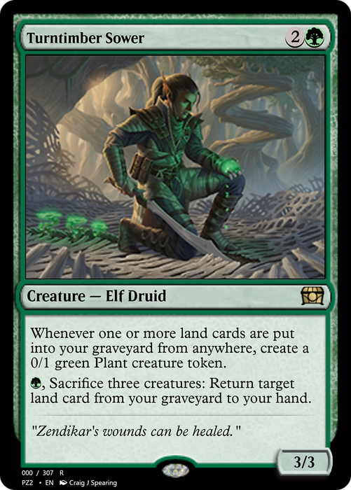 Turntimber Sower (PZ2-70711) - rare - Foil