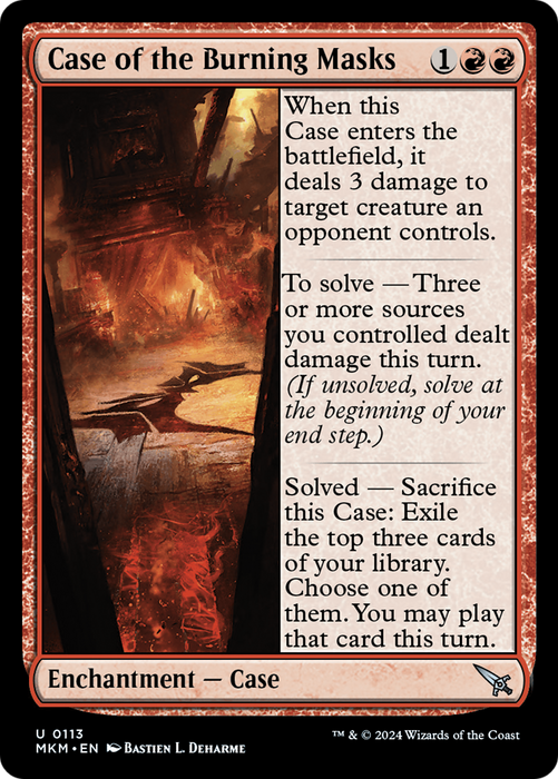 Case of the Burning Masks (MKM-113) - uncommon - Foil