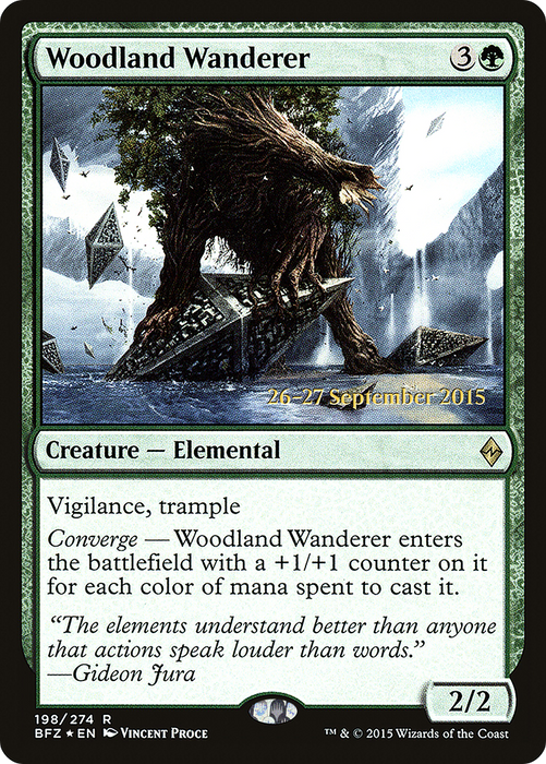 Woodland Wanderer (PRE-198S) - rare - Foil