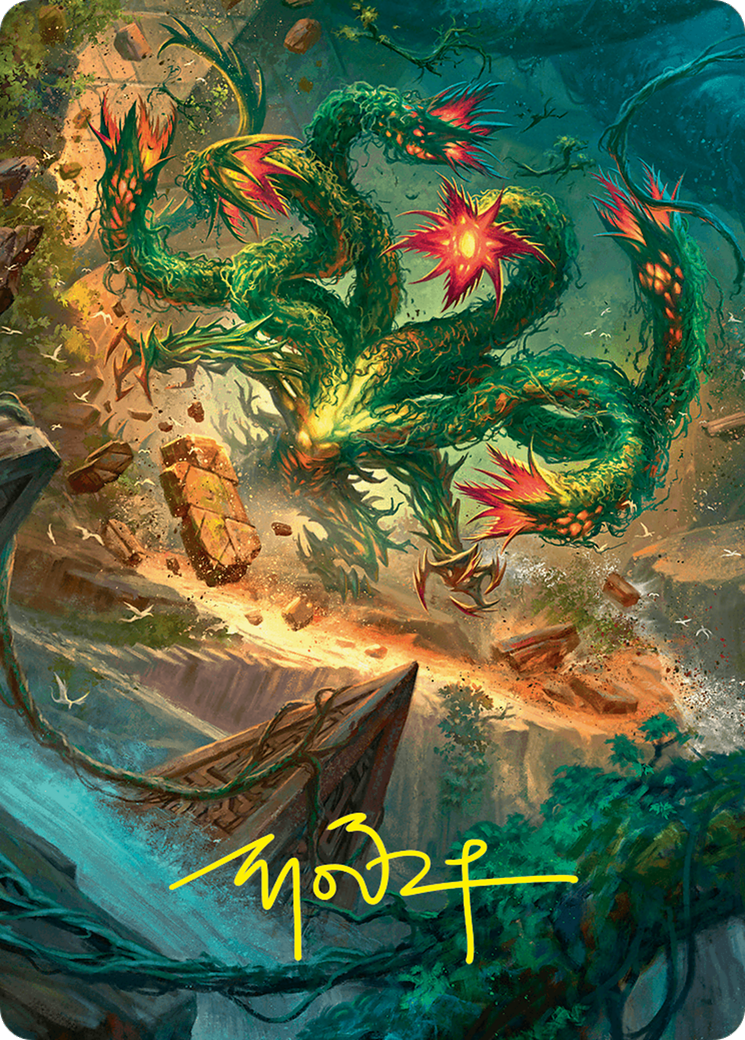 Mossborn Hydra // Mossborn Hydra (AFDN-042) - common (Borderless)