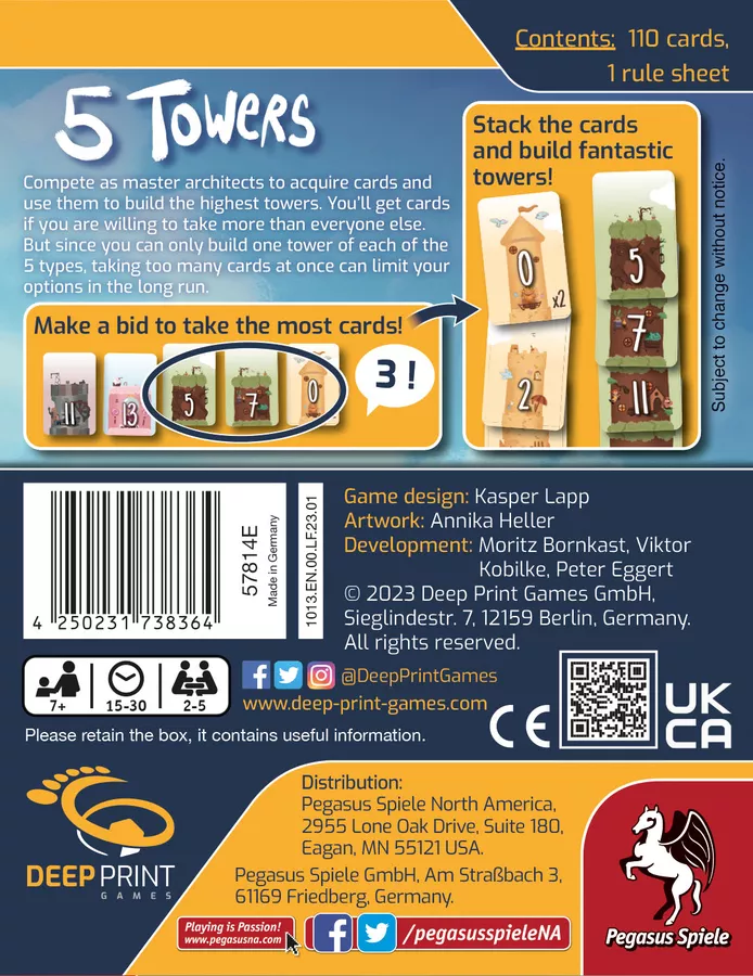 5 Towers (anglais)