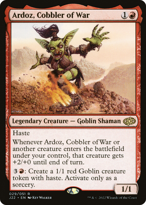 Ardoz, Cobbler of War (J22-029) - rare